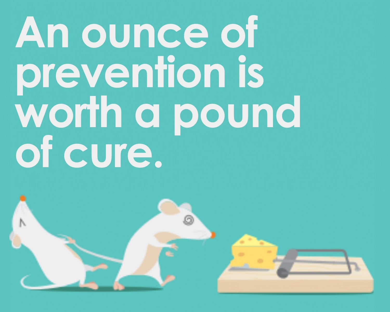 an ounce of prevention is worth a pound of cure